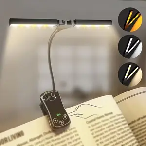 Advanced Charging Book Light, Touch Control, 14 Leds, Ultra-Portable Clip-On Reading Lamp, Perfect for Bedtime, Reading, Learning, Meetings