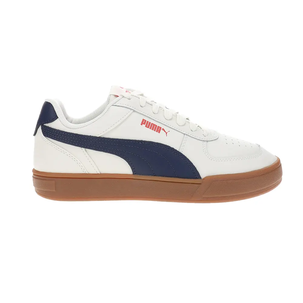 PUMA Mens Carter Leather Lace Up Sneakers Shoes Casual - Grey