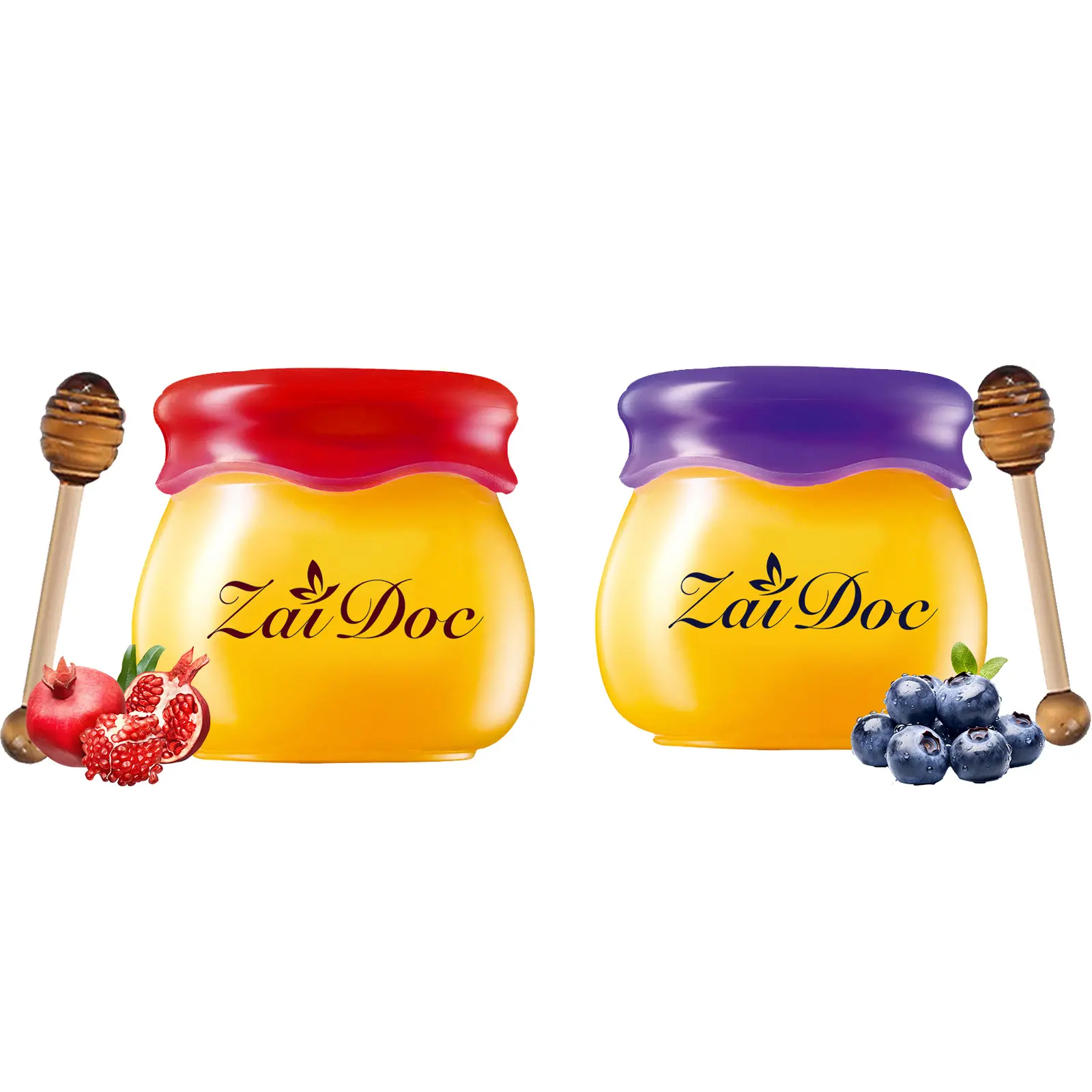 【Buy 1 get 1 free】Little Bee Moisturizing Lip Mask Enriched with Honey Essence Nourishes Locks in Moisture Soft Plump Lips for Daily Use