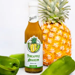 Salce's Pineapple Anaheim Hot Sauce - Mild Heat, Sweet & Smokey Flavor