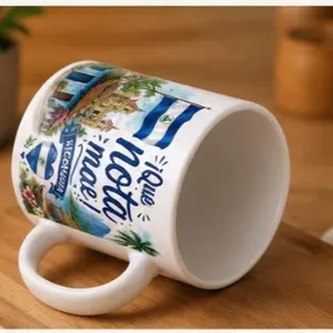 Taza Nicaragua 11 oz – Qué Nota Mae, Regalo para Nicaragüenses, Taza de Café con Bandera de Nicaragua