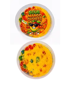 Sour Mango Gushers - 8 oz candy Snack Sweet Tangy Bonbon