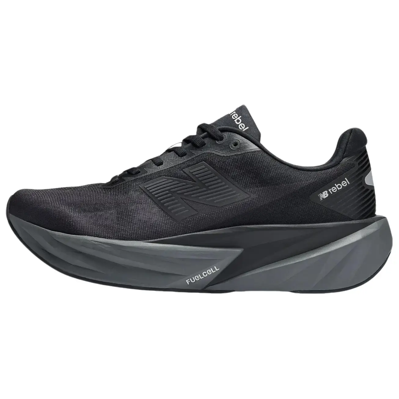 New Balance FuelCell Rebel v5 'Black Castlerock' Men's Running Sneaker - Athletic Sports Footwear