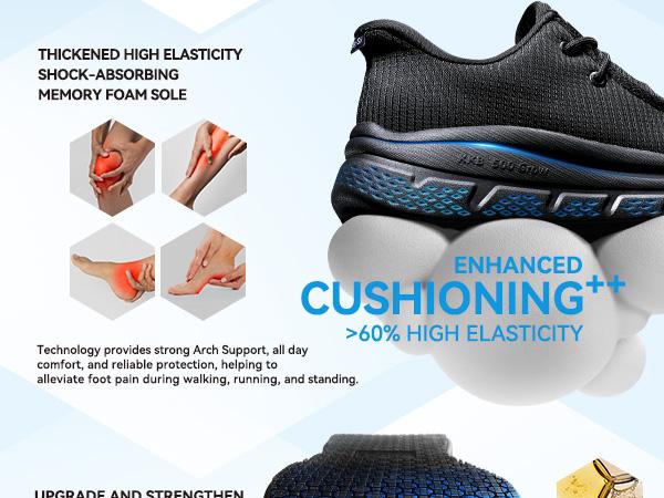 Men's Non-Slip Work Easy Slip Loafers Boat Casual Sneakers Shoes with Arch Support Men's Non-Slip Work Easy Slip Loafers Boat Casual Sneakers Shoes with Arch Support