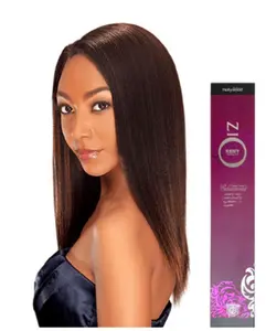 Zury Zio Remy 100% Human Hair Straight Weaving 10" COLOR 1B