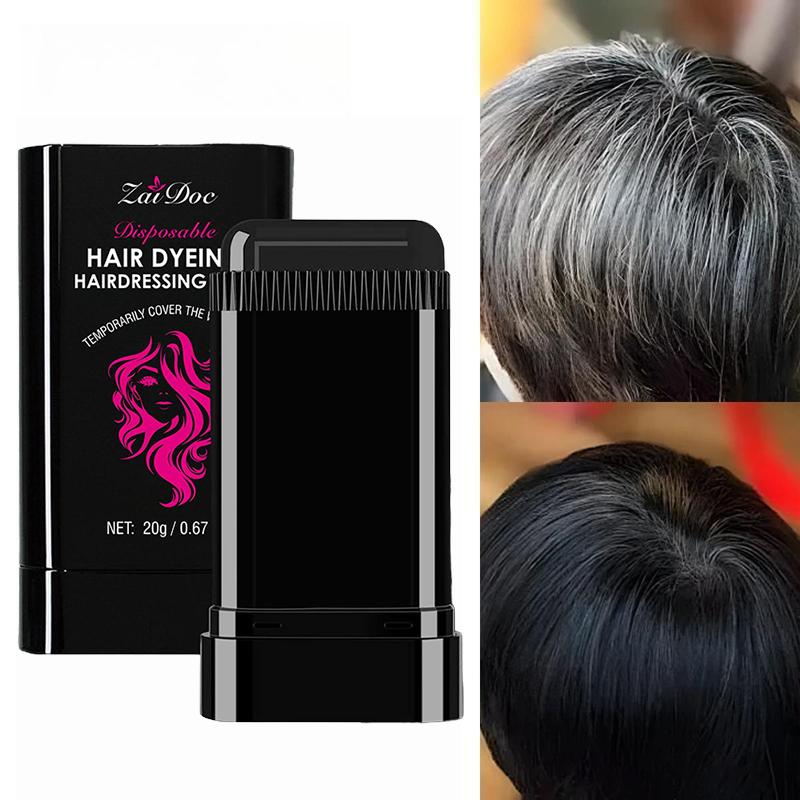 Disposable Hair dye comb - Covers Gray Hair,Easy to Color, Portable for Quick Touch - Ups,  Resists Fading and Clumping