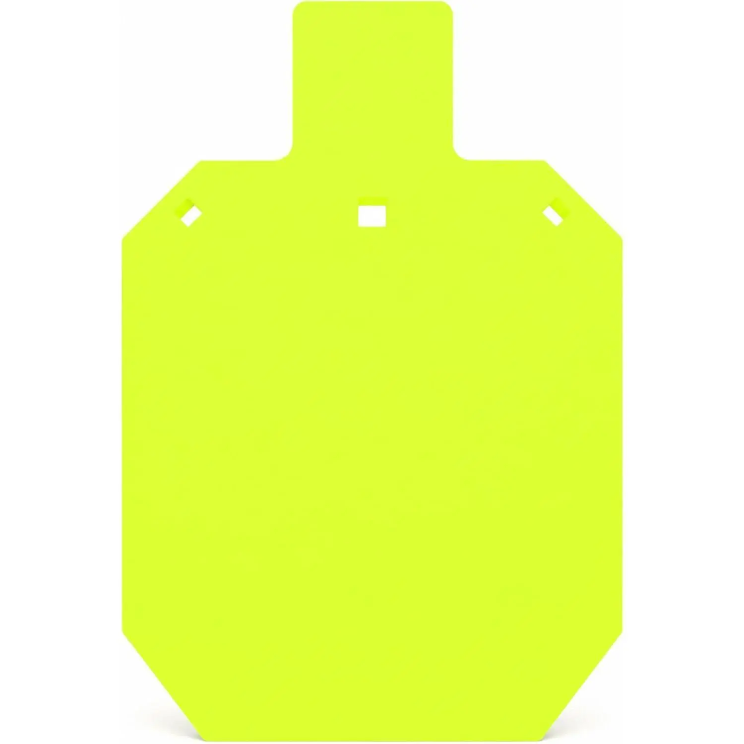 AR500 Steel Target for Shooting, 3/8 Inch Thick Torso-Style Plate, High Visibility Reusable Metal Range Plate for Outdoor Practice