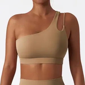 One-shoulder Asymmetrical Sports Bra
