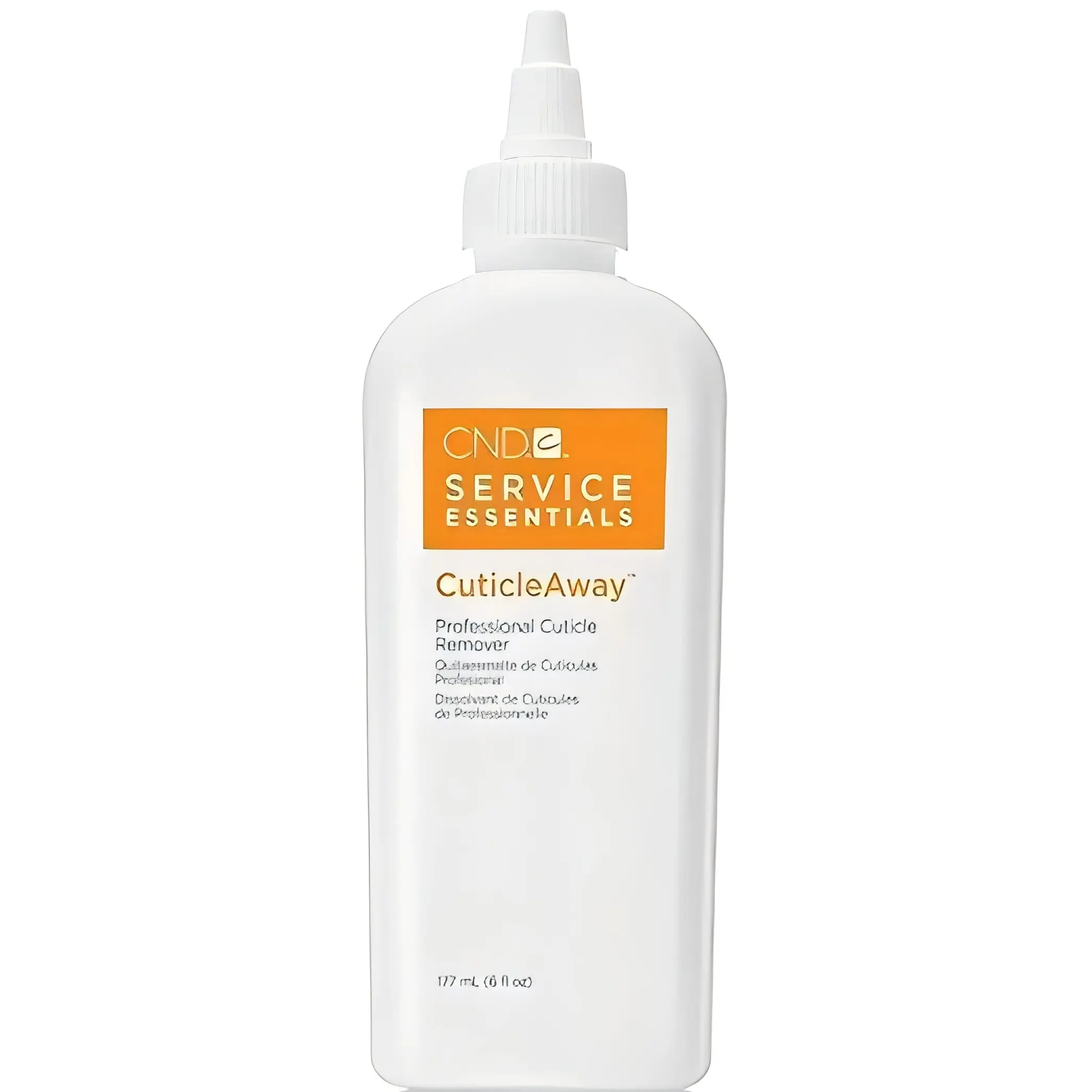 CND Professional Cuticle Away Remover, Aqueous Solution for Nail Care and Manicures, 6 oz / 177 ml, Cuticle Care, Liquid, Unisex, Youth, Water-Based, 6.0 To 7.9 Fl. Oz.