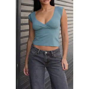 John Galt Women's Green Amara Tank Top