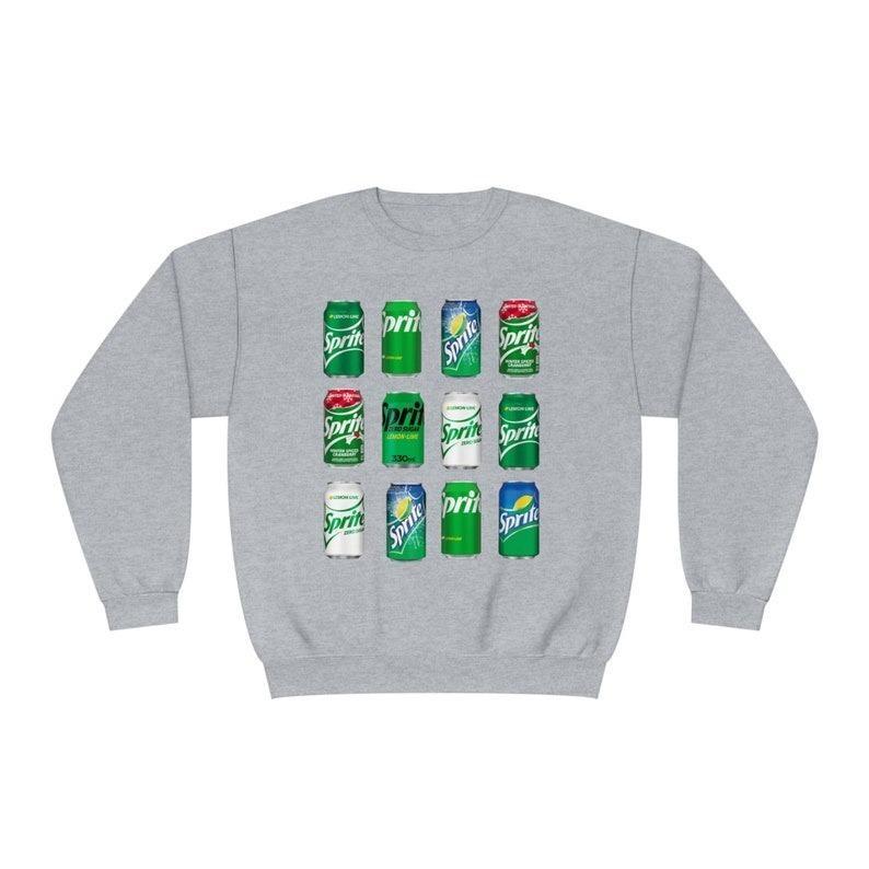 Sprite Unisex T-shirt Fun Gift For Soda Lover Retro Inspired Drink Shirt Unique Shirt For Party Or Sprite Tee Shirts, Sweatshirt, Hoodie Sweatshirt, Hoodie, Comfort Colors