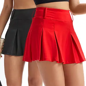 2 Pieces-Mini Pleated Women Tennis Golf Skirt Athletic Skirts Flowy Dress Cute Comfy Fashion Trendy Clothes