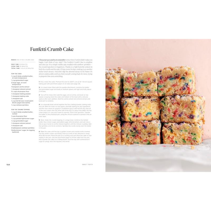 Sweet Tooth Cookbook by Broma Bakery | Irresistible Dessert Recipes, Cookies, Brownies & Crowd-Favorite Treats | Easy Baking for Home Bakers, Sweet Lovers & Food Creators | Perfect Gift for Dessert Fans