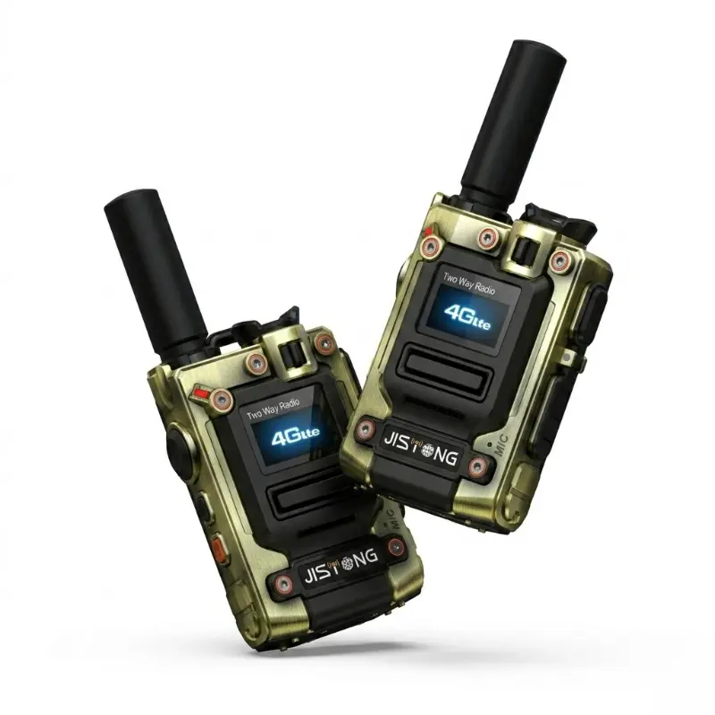 JISTONG T33 Global PoC Radio – 4G LTE Public Network Walkie Talkie. Unlimited Worldwide Range, Instant PTT, Crystal-Clear Audio. Survival-Grade Rugged 2-Way Radio for Outdoor Adventure, Security & Construction. Smash-Proof & Reliable!