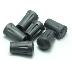 Outdoor hiking pole accessories, universal round pole foot cover, pole tip foot cover