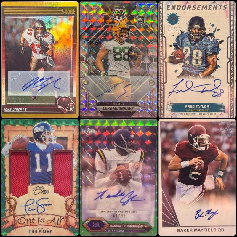 Clearly Football 648 Autograph Pack with One Card Per Pack