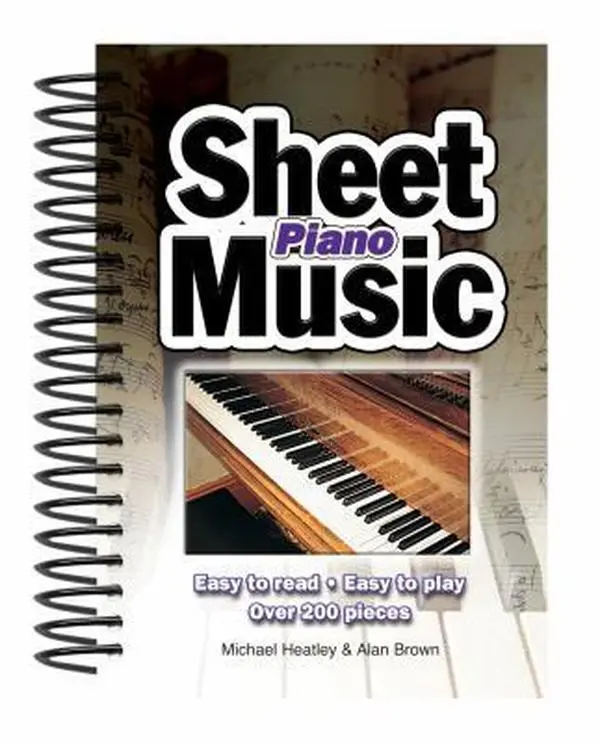 Used Piano Sheet Music Book by Alan Brown - English, Paper Material, Dust Cover Included, 1.05 lb