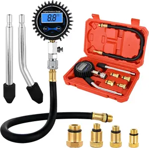 Nilight Compression Tester Kit, Digital Compression Gauge 0-250PSI Automotive Tool for Petrol Gasoline Engine Cylinder Compression Test with Adapter & Hose Digital Tire Wireless Tire Digital Tire Car  dealsforyoudays Truck Vehicle Motor