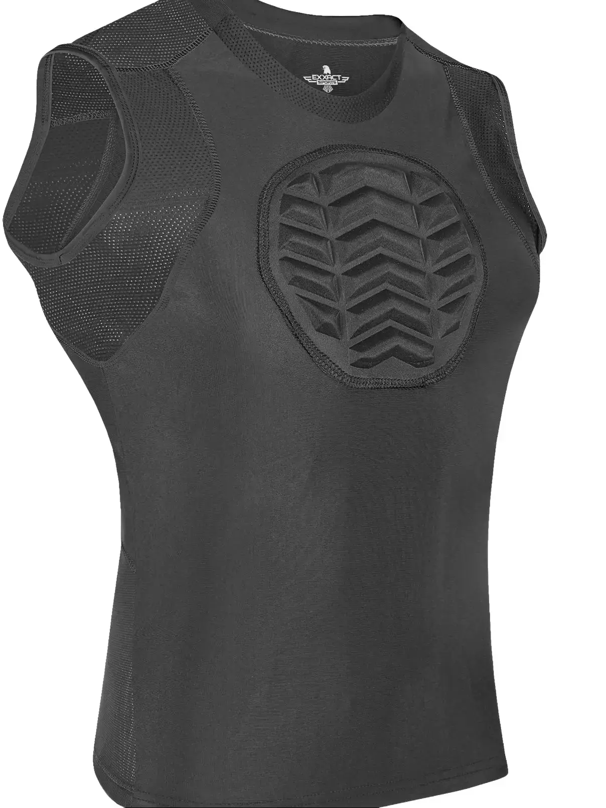 Exxact Sports Youth Baseball Chest Protector, Sternum Chest Guard, Baseball Chest Protector Youth Softball Chest Protector Girls Youth  (White)