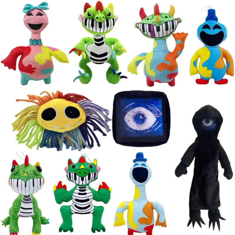 Nightmare Critters Yarnaby Plush Toy Doey Plushies Toys Doey The Doughman Plush Pianosaurus Yarnabys  Doey Plush Animals Toy