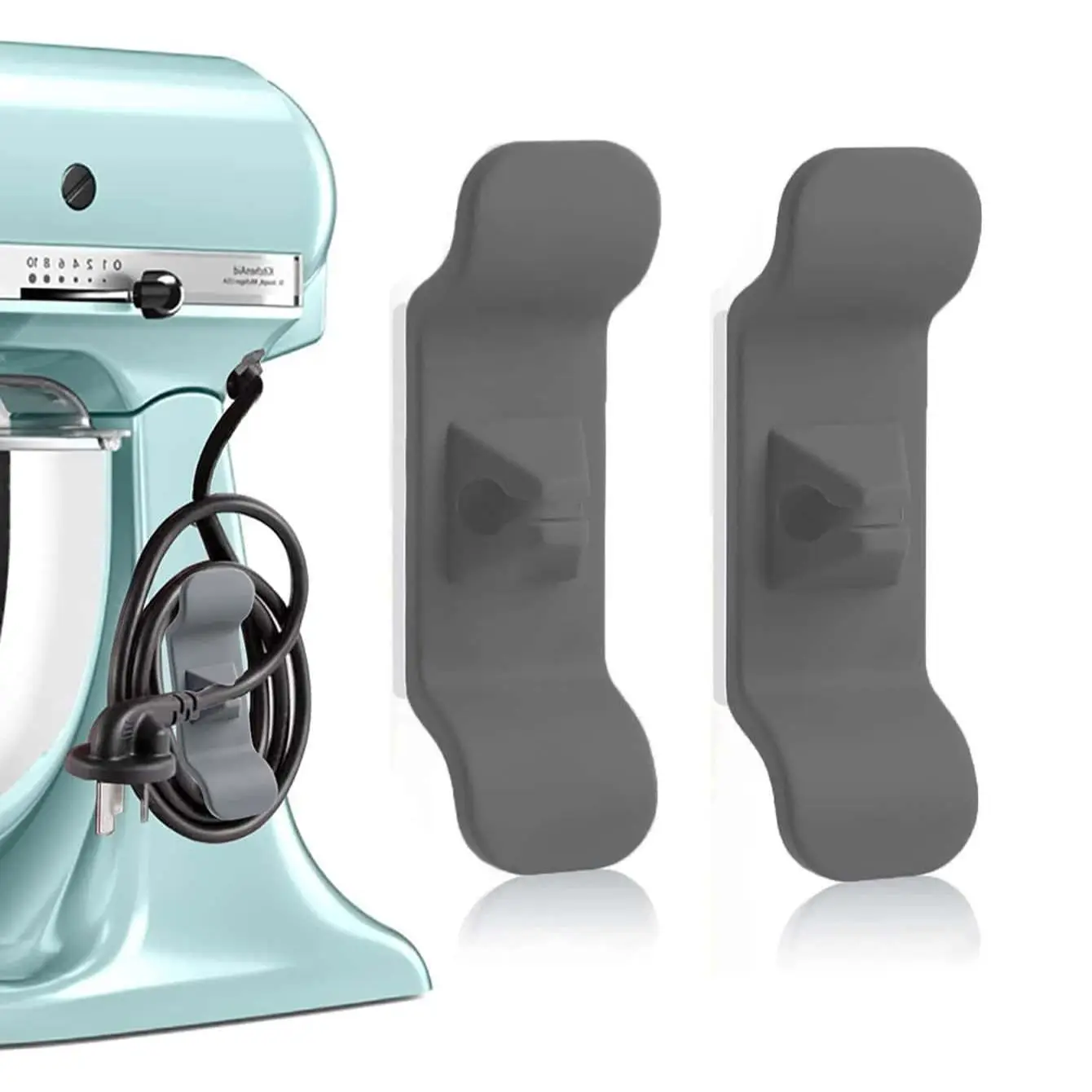 Creative Manual Cord Winder, Cable Management Clip, Manual Small Fixed Cable Organizer Tool for Home Kitchen