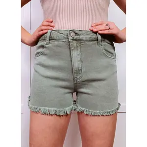 Jackie Sage Zenana Mid Rise Shorts