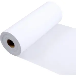 Weight Fusible Interfacing, White Iron-On Non-Woven Fusible Interfacing, Single-Sided for DIY Craft Supplies, Quilting, Sewing (11.8 Inch X 30 Yards, 100g/㎡)