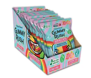 12 pack Gummy Rush Rainbow Carnival