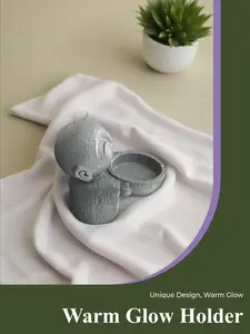 Unique Design Candle Holders - Home Decor Tea Light Displays, Ideal for Incense Cones with Warm Glow
