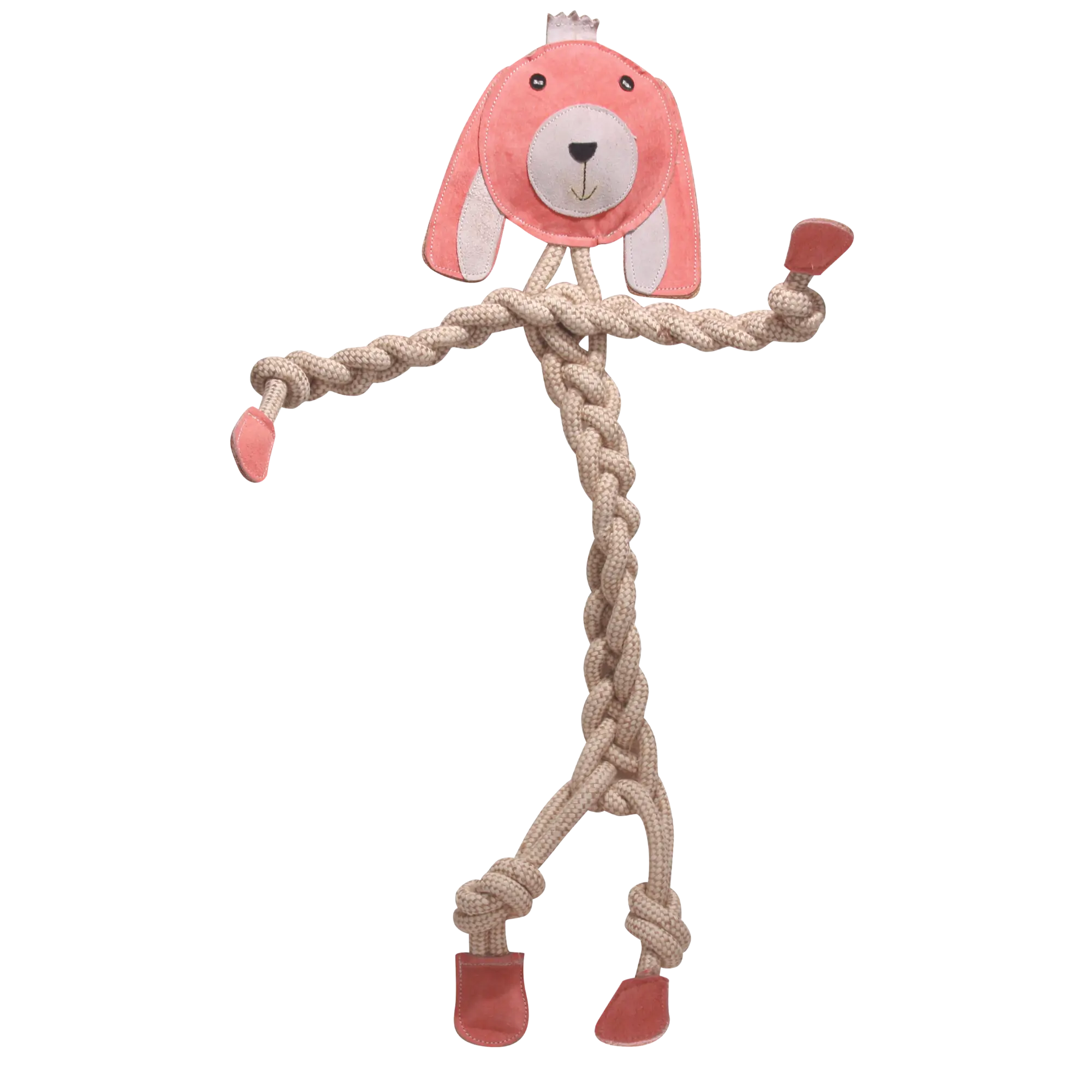 Bitsy Bunny Natural Rope Knottie® Dog Toy, Large (9mm rope diameter)