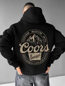 Men's Tequila Print Loose Sweatshirt, Casual Street Soft Comfy Long Sleeve Pullover for Daily Wear, Men's Top for All Seasons, Casual Streetwear Sweatshirt