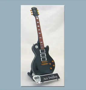 ACE FREHLEY Miniature Guitar KISS Black with Guitar Pick