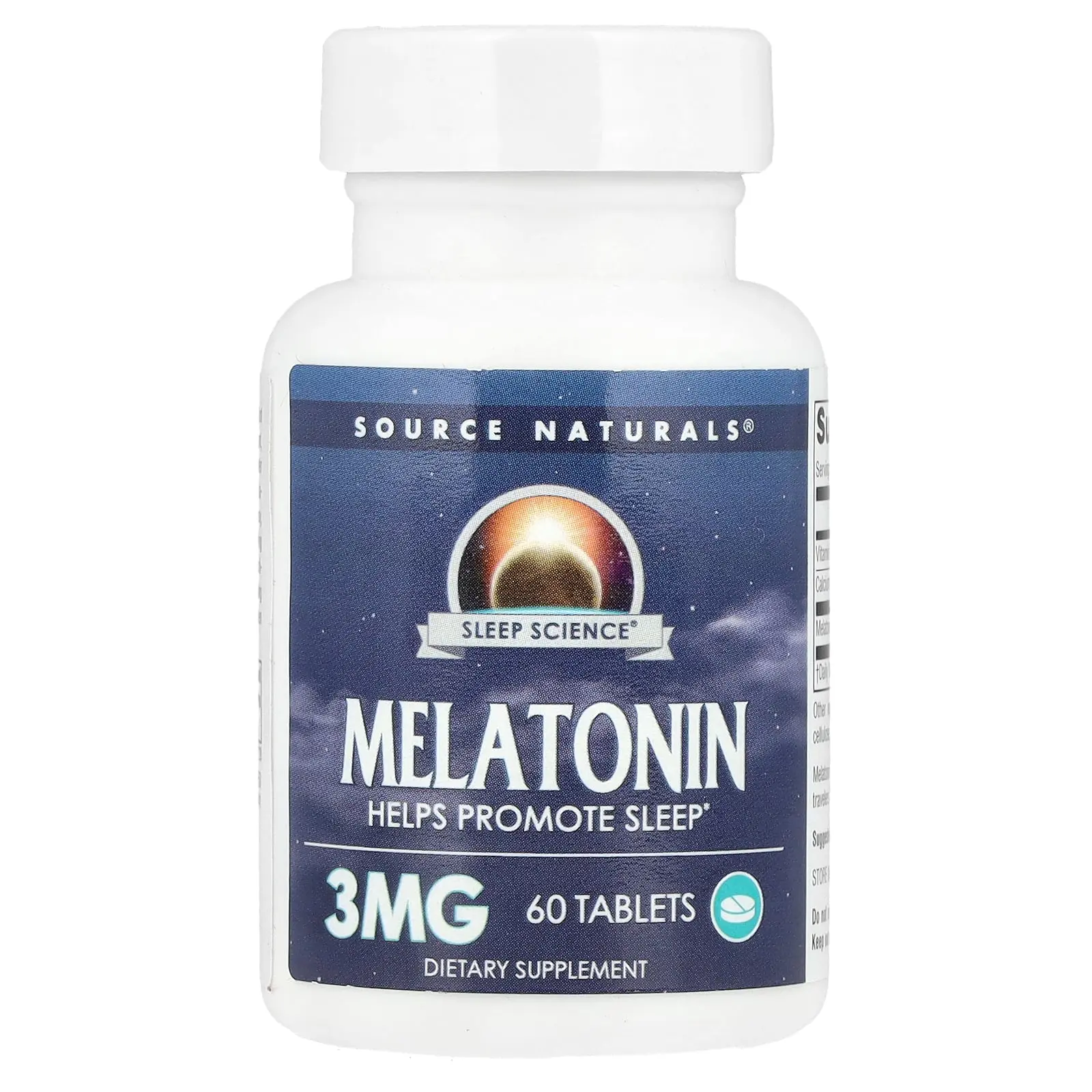 Source Naturals Sleep Science®, Melatonin, 60 Tablets