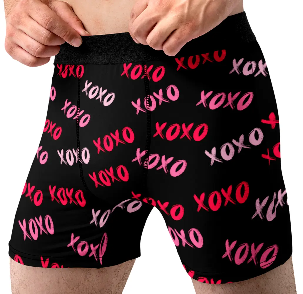 Random Stock Apparel XOXO Men's Boxer Briefs Valentine's Day Love Underwear