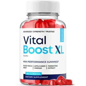 VitalBoost XL Gummies, High Performance Supplement Gummys with Advanced Strength Formula, All-Natural Premium Ingredients Support for Overall Health & Wellness (60 Gummies)