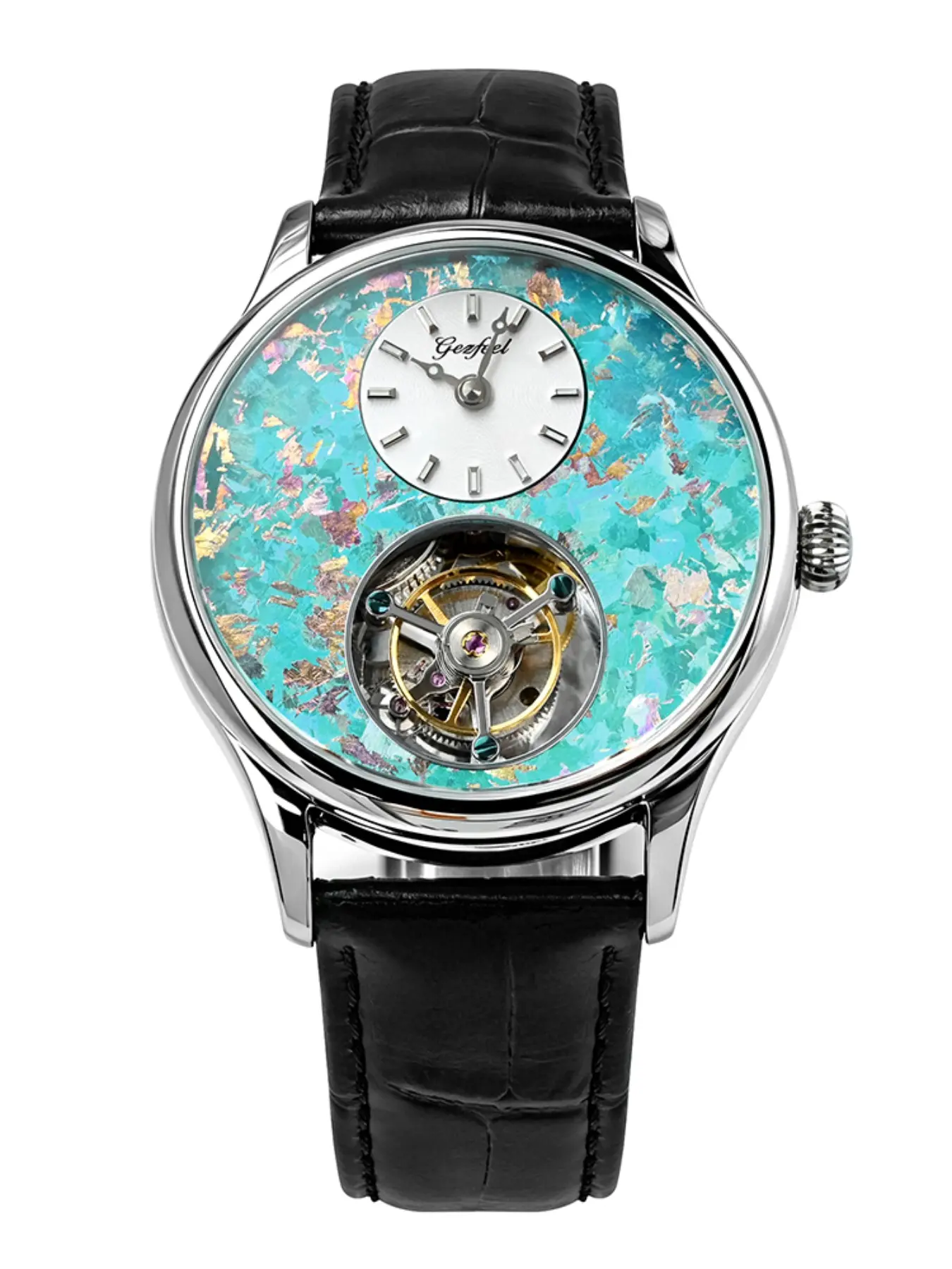 Tourbillon Mechanical Movement Men's Watch, Business Stainless Steel Fashion Wristwatch, Fashionable Watches, Analog Round Face, Mineral Glass, All Seasons, Statement Watch
