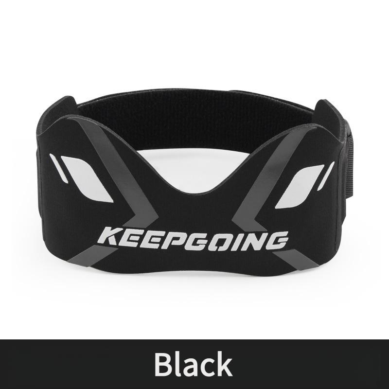 A 2-pack of patella support knee braces, designed to protect the kneecap and support the patellar tendon.  These adjustable, shock-absorbing compression braces are suitable for basketball and other sports.