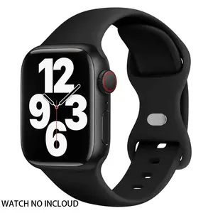 Silicone Watch Band (Band Only), Replacement Watch Band for iWatch Series 9 8 7 SE 6 5 4 Ultra 2, Smart Watch Accessories, Wearable, Smart Watch Straps