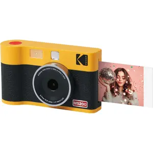 KODAK Mini Shot 2 ERA 4PASS 2-in-1 Instant Camera and Photo Printer (Camera + 8 Sheets)