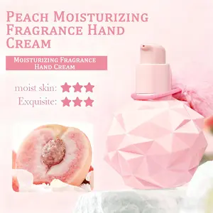 Peach Moisturizing Fragrance Hand Cream 100Ml for Autumn Winter Moisturization Dryness Protection Soft Hydrated Skin