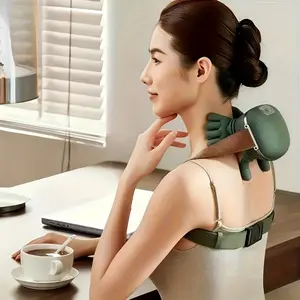 A Portable Electric Massager Equipped with a Powerful Brushless Motor - Features Acupressure And Kneading Devices with Massage Nodes, Suitable for The Neck, Back, And Shoulders - Therapeutic Massager, Ideal for Office Use