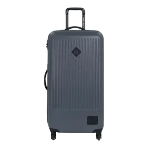 Herschel Supply Co. Trade Large 99L Hard-Shelled Checked Luggage - Compartmentalized, Drop-Resistant, Durability-Focused, 4-Wheel Suitcase in Dark Shadow, Compartmentalized Checked Luggage