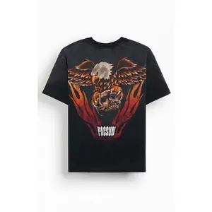 Pacsun Men's Eagle Skull T-Shirt - Multicolor