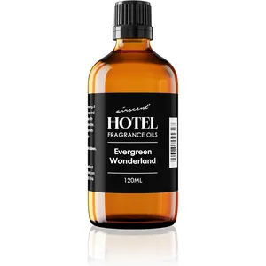 AirScent Evergreen Wonderland Holiday Diffuser Oil -  Holiday  Oil for  and Waterless Diffusers and Crafting - 120ml, 4 fl oz Glass Dropper Bottle - Christmas Tree Scent