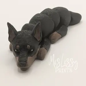 Doberman Flexi 3D Print Decor