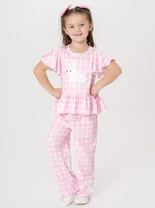 Hop Along Embroidered Ruffle Outfit