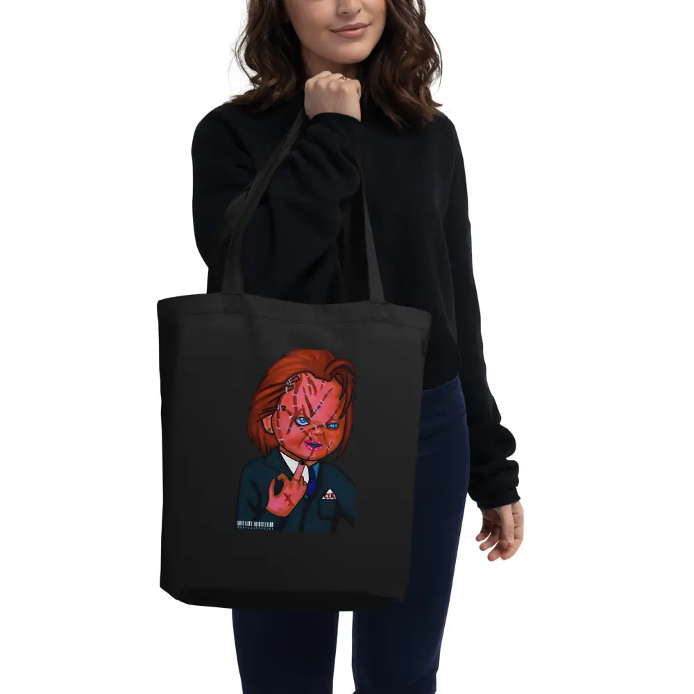 Chucky Middle Finger Eco Tote Bag