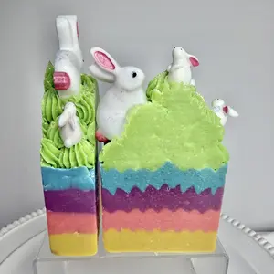 Easter "Cotton Patch" Goat, Buttermilk & Kiefer Milk Soap 200G/7+ oz.