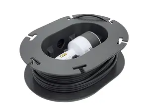 Starlink Mini Cable Spool Holder – RV Travel Organizer, 12 Volt Adapter Mount