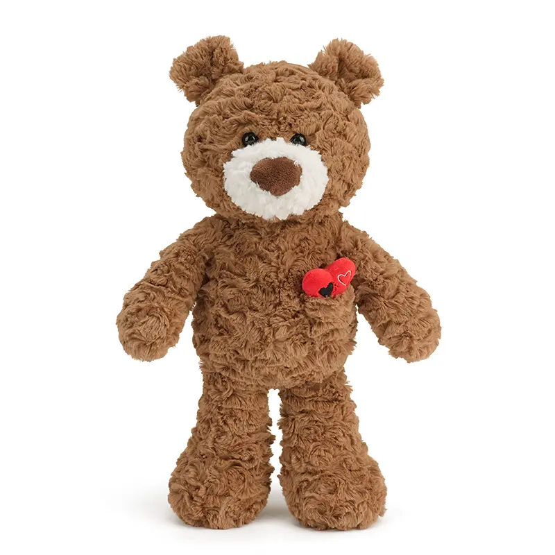 Dark Brown pocket heart